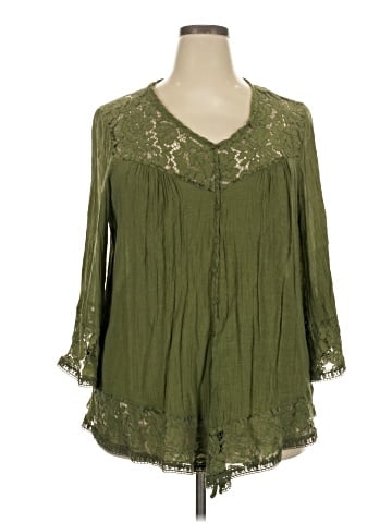 Zac & Rachel 3/4 Sleeve Blouse (view 1)