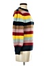 Halogen Stripes Yellow Turtleneck Sweater Size XS - photo 4