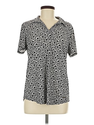 Jones New York Signature Short Sleeve Blouse (view 1)
