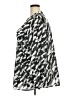 Calvin Klein 100% Polyester Houndstooth Silver Long Sleeve Blouse Size 2X - photo 5