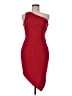 Crystal Sky Solid Red Cocktail Dress Size M - photo 1