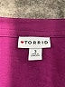 Torrid Purple Short Sleeve Blouse Size 3X Plus (3) - photo 7