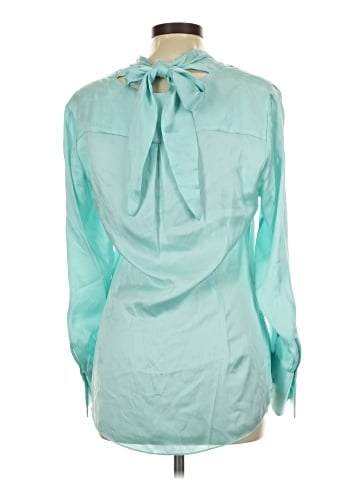 Etcetera Long Sleeve Silk Top (view 2)