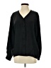 Classiques 100% Silk Black 3/4 Sleeve Silk Top Size S - photo 1