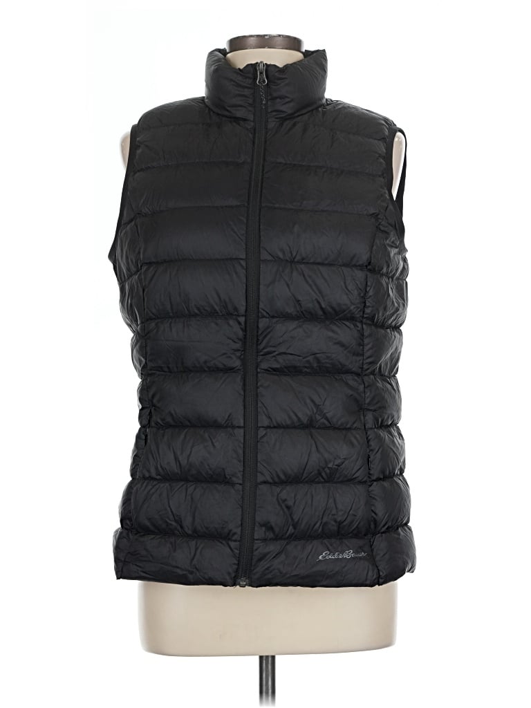 Pre-owned Eddie Bauer Vest In Black