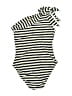 J.Crew Stripes Ivory One Piece Swimsuit Size 2 - photo 2
