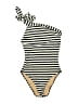 J.Crew Stripes Ivory One Piece Swimsuit Size 2 - photo 1