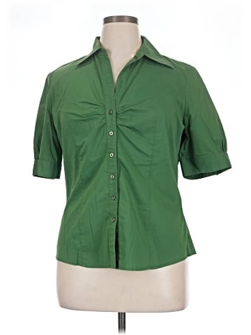 New York & Company Short Sleeve Blouse (view 1)