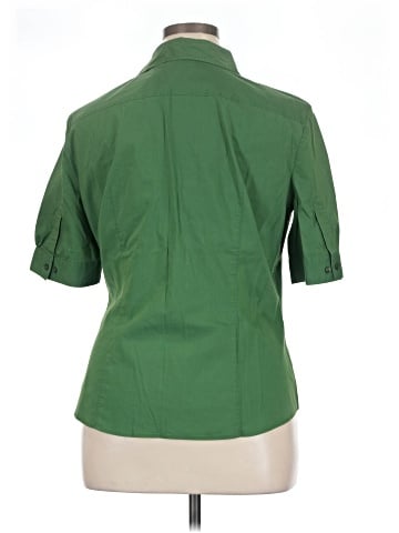 New York & Company Short Sleeve Blouse (view 2)