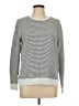 Banana Republic 100% Cotton Stripes Gray Pullover Sweater Size L - photo 1