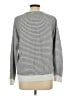 Banana Republic 100% Cotton Stripes Gray Pullover Sweater Size L - photo 2
