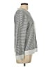 Banana Republic 100% Cotton Stripes Gray Pullover Sweater Size L - photo 4
