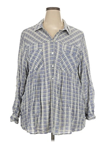 Style&Co Long Sleeve Button-Down Shirt (view 1)