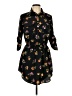 Speed Control 100% Polyester Floral Black Casual Dress Size L - photo 1