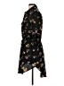 Speed Control 100% Polyester Floral Black Casual Dress Size L - photo 5