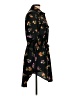Speed Control 100% Polyester Floral Black Casual Dress Size L - photo 4