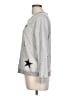 Sundry Stars Silver Pullover Sweater Size Lg (3) - photo 5