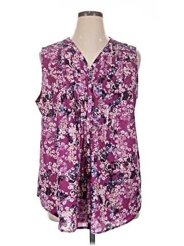 Liz Claiborne Sleeveless T-Shirt (view 1)