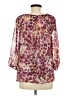 Elle Purple 3/4 Sleeve Blouse Size M - photo 2