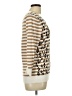 Banana Republic Animal Print Tan Pullover Sweater Size L - photo 4
