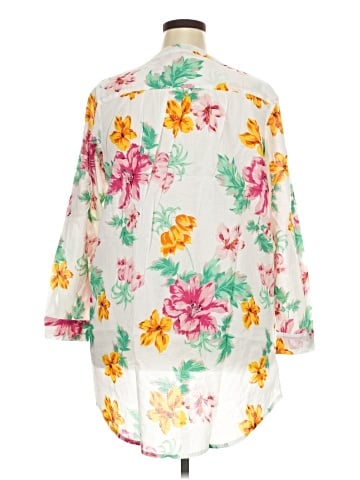 Roaman's 3/4 Sleeve Blouse (view 2)