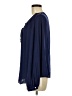 Jennifer Lopez Blue Long Sleeve Blouse Size M - photo 5
