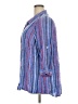 Kim Rogers 100% Rayon Stripes Blue 3/4 Sleeve Button-Down Shirt Size 3X - photo 5