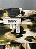 DKNY 100% Polyester Animal Print Black Short Sleeve Blouse Size M - photo 7