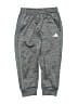 Adidas 100% Polyester Gray Sweatpants Size 4 - photo 1