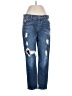 7 For All Mankind Hearts Blue Jeans Size 27 waist - photo 1