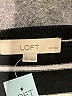 Ann Taylor LOFT 100% Cotton Stripes Black Pullover Sweater Size S - photo 7