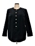 Lord & Taylor 100% Cotton Black Coat Size 16 - photo 1