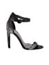 Qupid Black Sandals Size 7 - photo 1