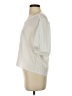 Ann Taylor LOFT 100% Polyester Ivory White Short Sleeve Blouse Size S - photo 5