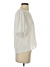 Ann Taylor LOFT 100% Polyester Ivory White Short Sleeve Blouse Size S - photo 4