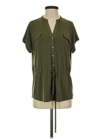 Calvin Klein Short Sleeve Blouse (view 1)