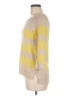 Ann Taylor LOFT 100% Cotton Stripes Yellow Pullover Sweater Size M - photo 5