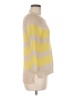 Ann Taylor LOFT 100% Cotton Stripes Yellow Pullover Sweater Size M - photo 4