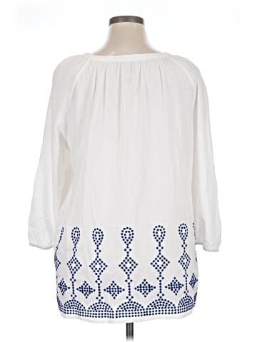 St. John's Bay 3/4 Sleeve Blouse (view 2)