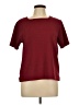 Sag Harbor Burgundy Short Sleeve Top Size L - photo 1