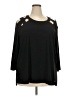 Jones Studio Black 3/4 Sleeve Top Size 3X - photo 1