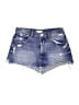 Zara Blue Denim Shorts Size 8 - photo 1
