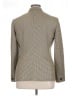 Jones New York 100% Polyester Houndstooth Gray Blazer Size 14 - photo 2
