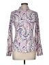 Sigrid Olsen Paisley Pink Long Sleeve Blouse Size M - photo 1