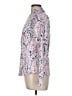 Sigrid Olsen Paisley Pink Long Sleeve Blouse Size M - photo 5