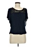 Eyeshadow 100% Rayon Blue Short Sleeve Top Size M - photo 1