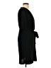 Apt. 9 Solid Black Casual Dress Size L - photo 4