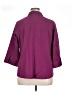 212 Collection Solid Burgundy 3/4 Sleeve Button-Down Shirt Size 1X - photo 2