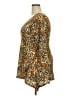 Valentina 100% Polyester Brown 3/4 Sleeve Top Size 4X - photo 5