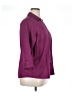 212 Collection Solid Burgundy 3/4 Sleeve Button-Down Shirt Size 1X - photo 4